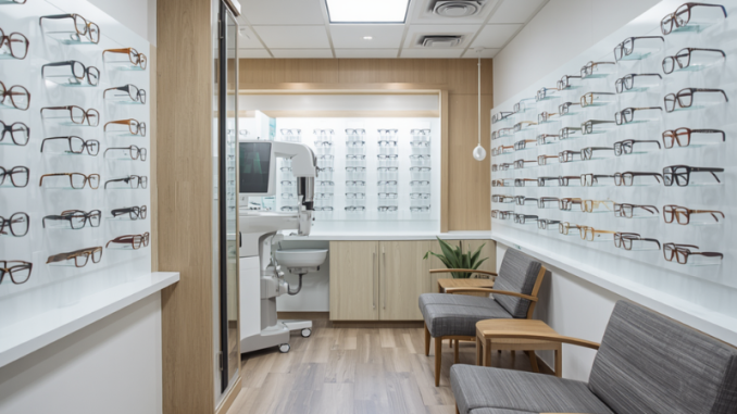Inside of optometry office